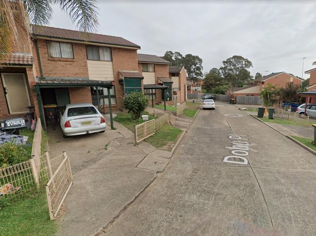 Nicole Ohlsen is accused of wounding a person with intent to cause grievous bodily harm at Dobu Pl, Glenfield. Picture: Google Maps