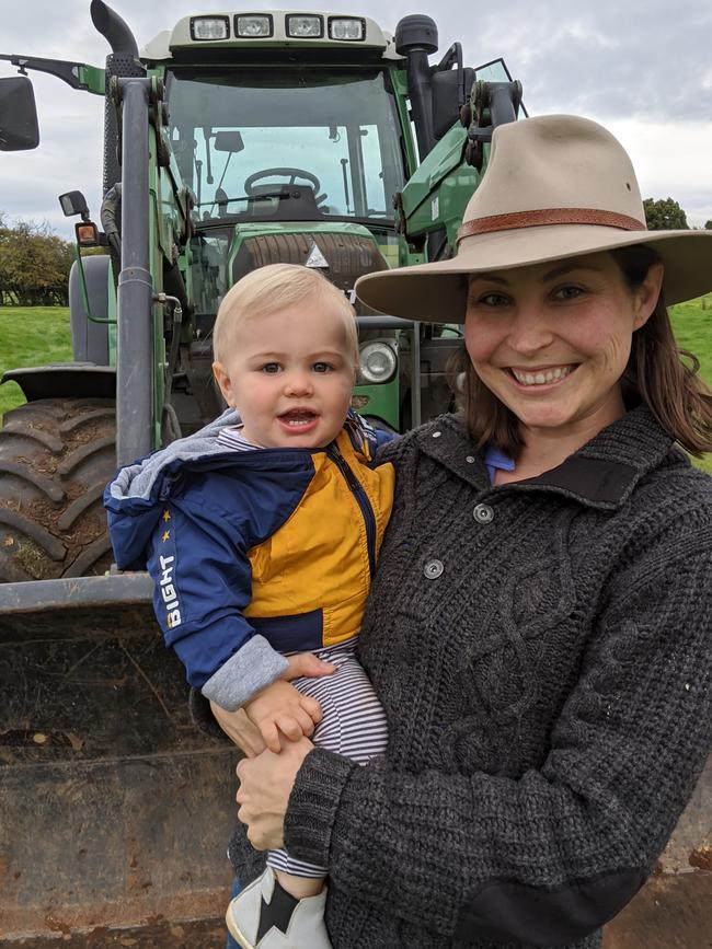 Stephanie Trethewey with son Elliot (Elliot) who is a finalist in the AusMumpreneur Awards. Picture: SUPPLIED