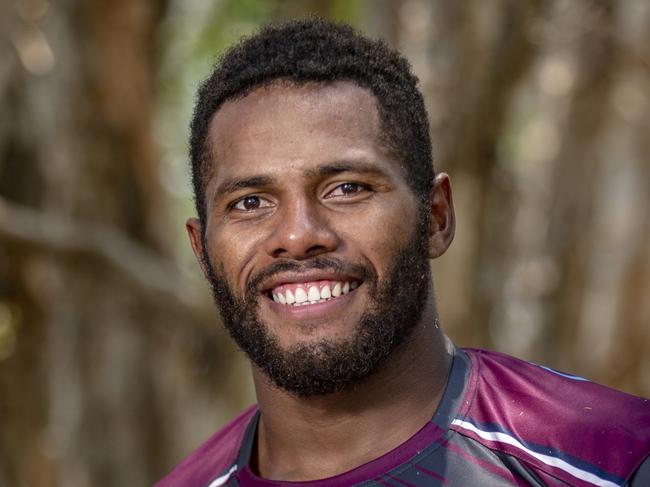 Queensland Reds winger Filipo Daugunu has re-signed with the team for four years. Daugunu earned a Wallabies top-up after meeting qualification requirements through residency. Picture: Brendan Hertel/QRU