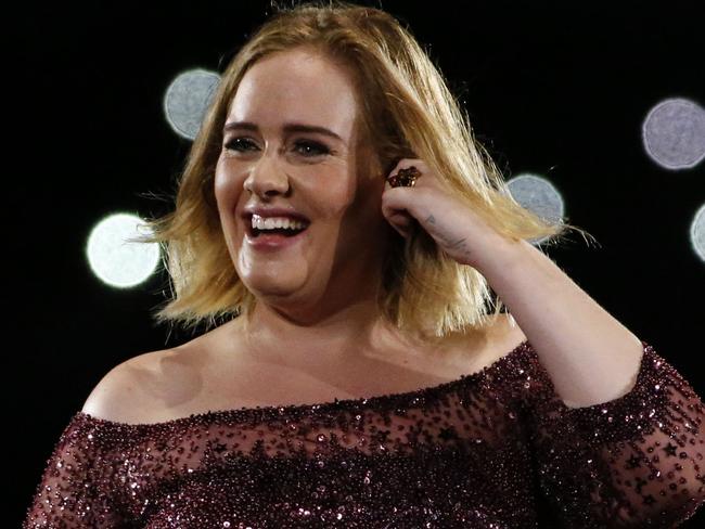 BRISBANE, AUSTRALIA - MARCH 04: Adele performs at The Gabba on March 4, 2017 in Brisbane, Australia. (Photo by Glenn Hunt/Getty Images)