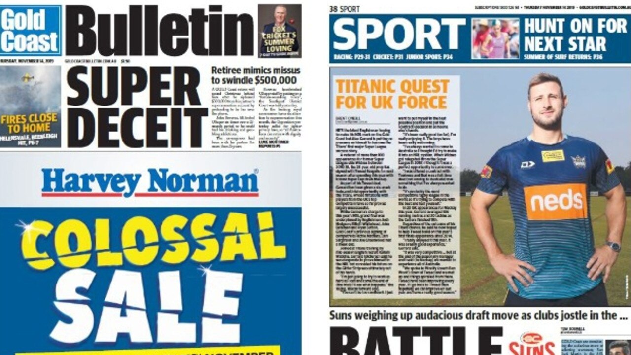 Exclusive First Look At Tomorrow’s Front And Back Pages Of The Bulletin ...