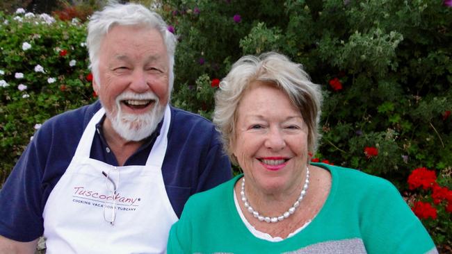 Mark and Wendy Day in their Fleurieu garden.