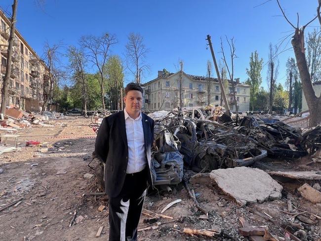 Labor MP Michael Galea became the first state politician to travel to Ukraine since Russia’s invasion. , Picture: Supplied