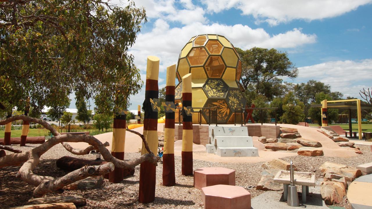 Honeycomb Park in Perth’s Brabham Estate is one of the first developments taking advantage of the Smart Place technology. Picture: NCA NewsWire / Anthony Anderson