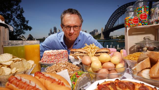 Dr Michael Mosley surveys the diet that can lead to type 2 diabetes. Picture: SBS