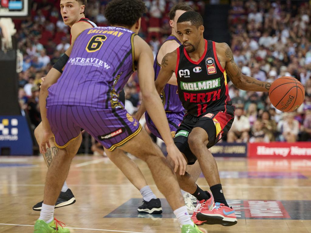 Bryce Cotton was on fire for the Wildcats. Picture: Brett Hemmings/Getty Images