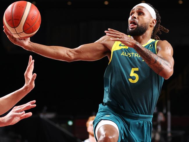 Patty Mills had an unusually quiet night. Picture: Getty Images