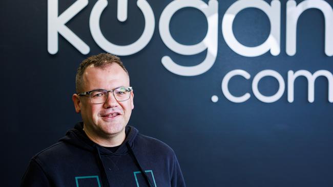 Kogan.com founder and chief executive Ruslan Kogan is suing over ‘unjust enrichment’. Picture: Aaron Francis