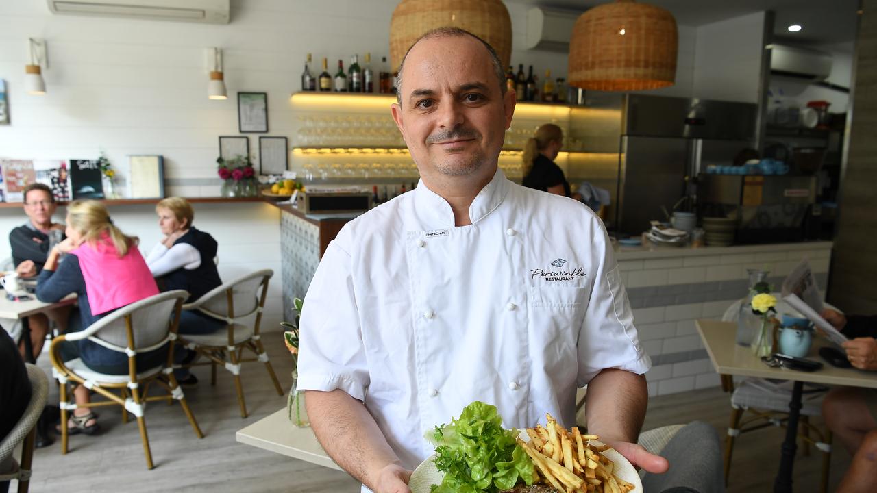 Periwinkle Restaurant at Peregian Beach. Head chef Frank Boulay.