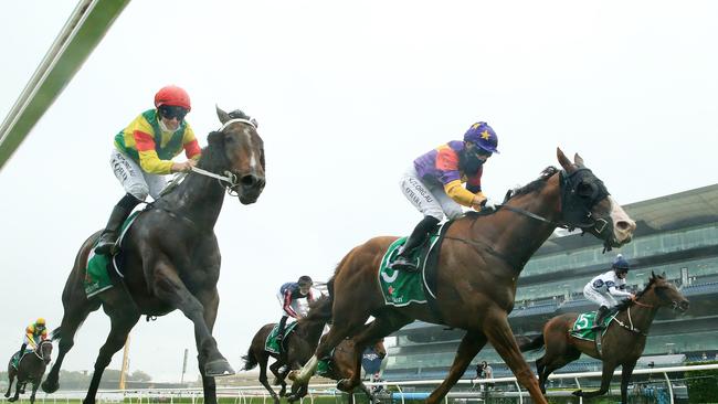 Racing at Royal Randwick. Picture: Mark Evans