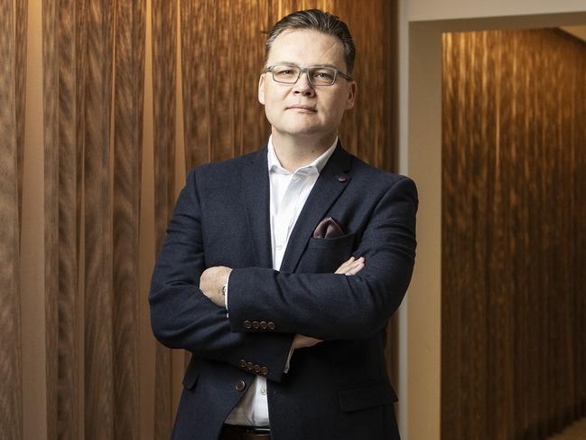 14/04/2019: Stafford Hamilton, CEO at Credabl, at their offices in Sydney on Monday. They offer finance to medical and accounting professionals. Hollie Adams/The Australian