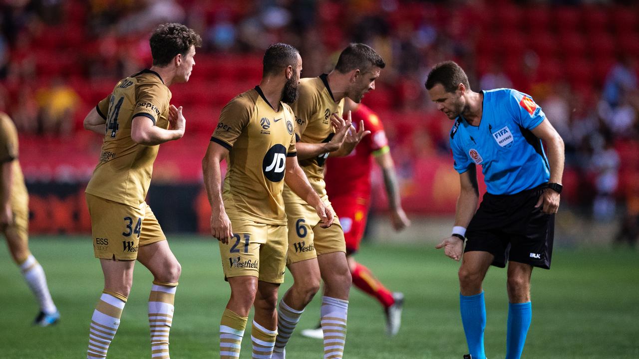 Referee Chris Beath was at the heart of a controversial A-League thriller.