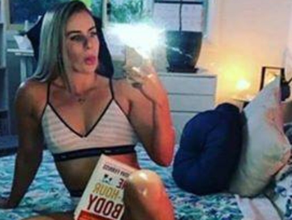Prison officer Melissa Goodwin penned a letter to Corey London while he was locked up. Picture: Instagram.