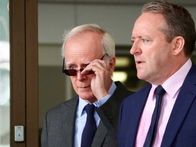 Father Joe Walsh outside Perth Magistrates Court in 2018.