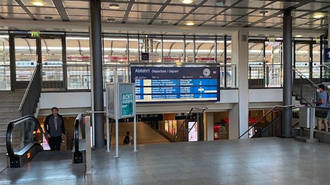 The incident happened at Kaiserslautern train station. Picture: Google