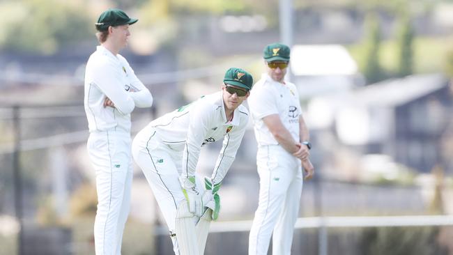 Former Australian Test captain Tim Paine was back playing in the second XI V South Australia this week. Picture Nikki Davis-Jones