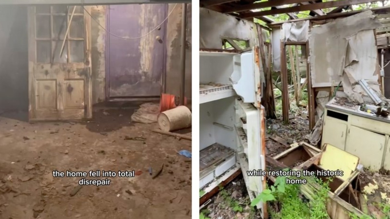 Despite its appalling condition, they believe the house has great “potential". (Picture: TikTok/Becky Bidlen)