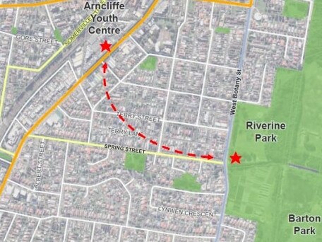 The route would provide more access from Arncliffe and Banksia. Picture: Supplied