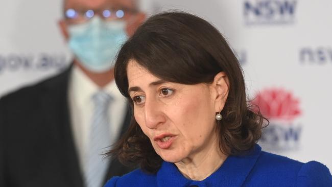 NSW Premier Gladys Berejiklian on Wednesday. Picture: Jeremy Piper