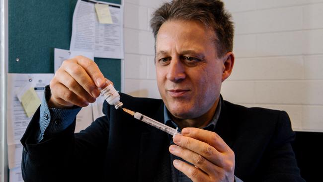 Professor Nikolai Petrovsky will launch a second set of trials for his Covid-19 vaccine. Picture: Morgan Sette