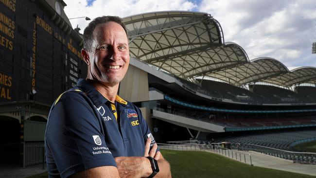 Crows coach Don Pyke at Adelaide Oval. Picture Sarah Reed