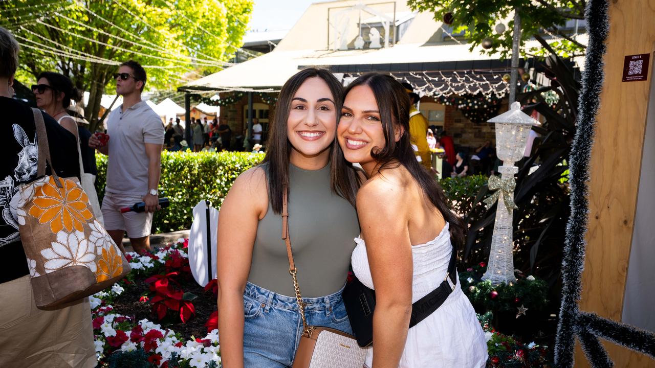 Hahndorf Christkindlmarkt shoppers spreading cheer. Picture: The Advertiser/ Morgan Sette