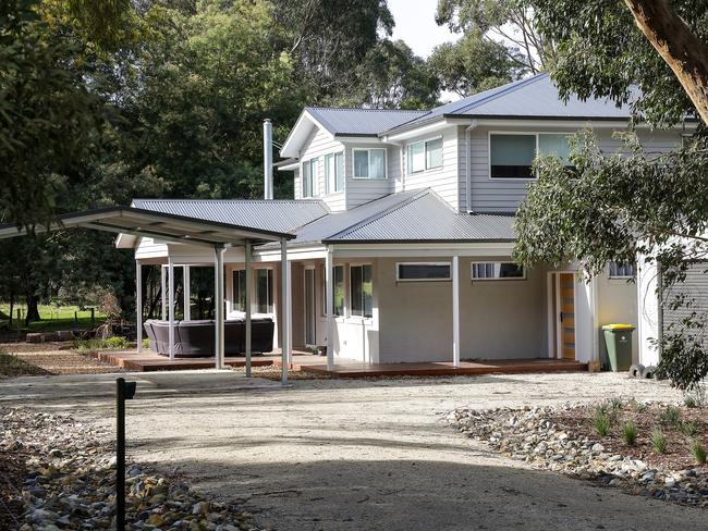 Erin Patterson’s home in Leongatha where the lunch was served. Picture: Ian Currie