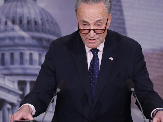 Senate Minority Leader Chuck Schumer. Picture: AFP