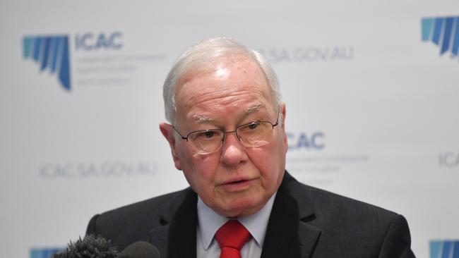 Independent Commissioner Against Corruption Bruce Lander will leave his post in September. Picture: AAP / David Mariuz