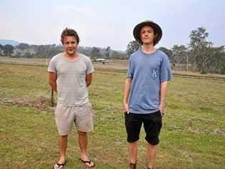 HOMEGROWN: Talented folk musicians, Broome brothers Harry & Elwood Gray, were the feature act at this weekend's Kalpowar Festival of Small Halls. Picture: Mackenzie Colahan