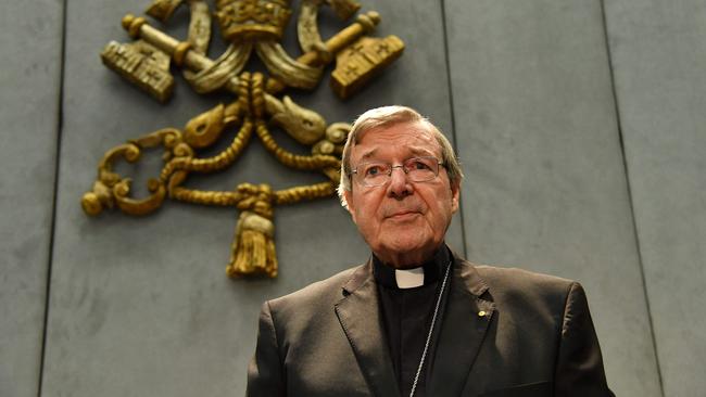 Australian Cardinal George Pell before his death in 2023. Picture: AFP