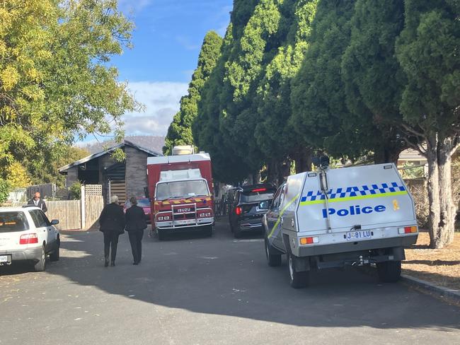 A house fire at Claremont. Image: Chris Kidd.