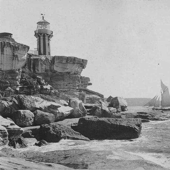 The Hornby Light in 1902. Photo Alfred Searcy, State Library of NSW