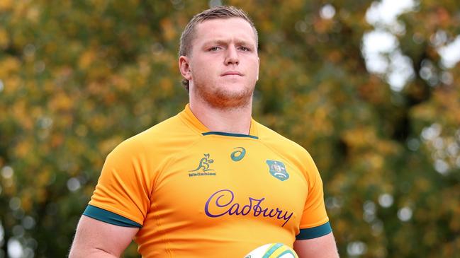 Wallabies prop Angus Bell will be in his prime when the 2027 Rugby World Cup is held in Australia. Picture: Matt King/Getty Images