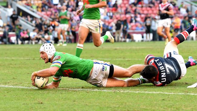 Croker is the captain of Canberra. Photo by Bradley Kanaris/Getty Images.