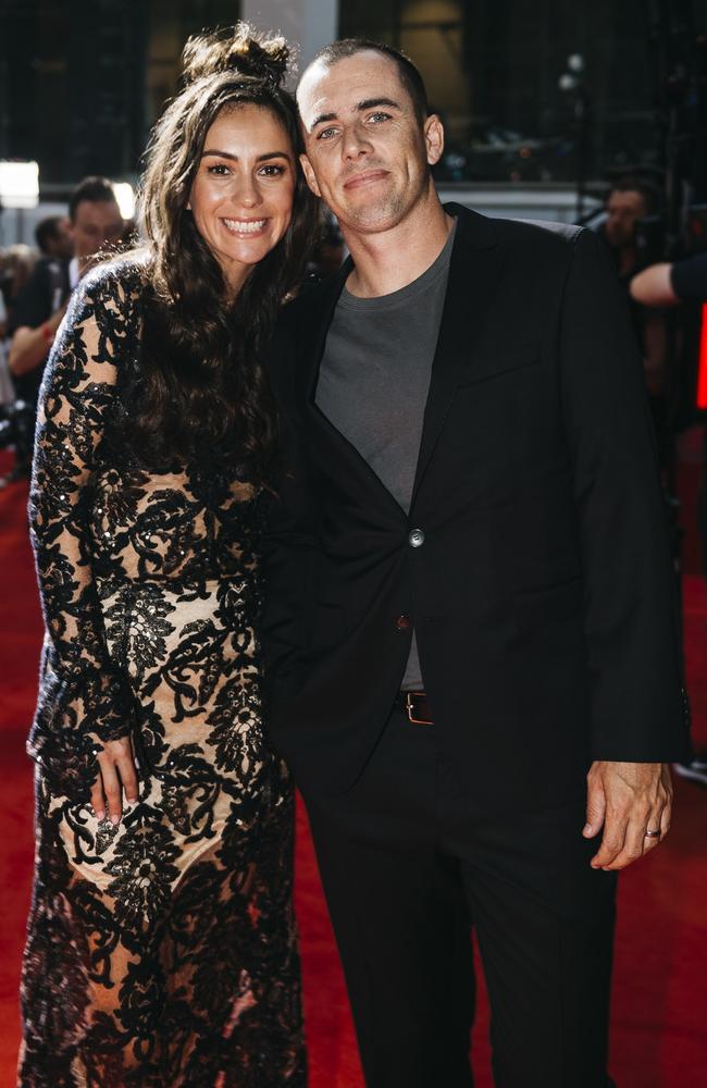 Amy Shark with her husband Shane Billings at the ARIA Awards.
