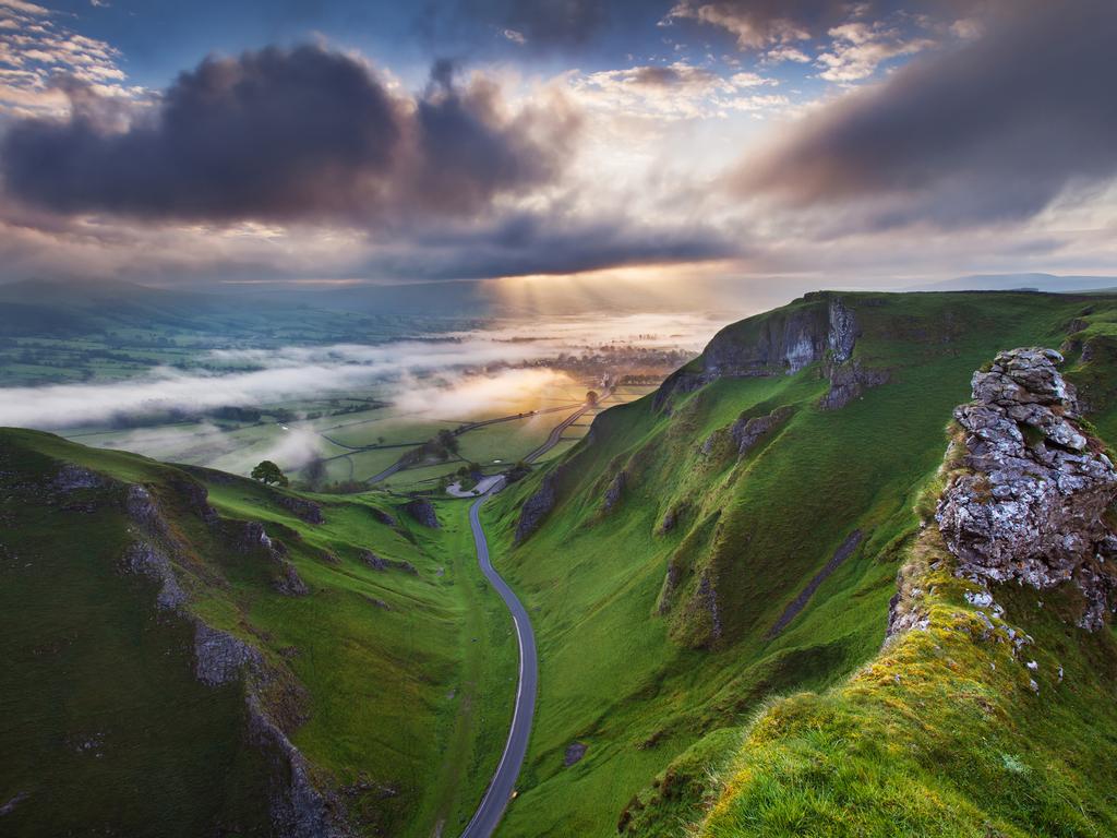 Landscape photographer of the year: Sunrise at Winnats Pass, Derbyshire, England by Sven Mueller (lives Germany) — Visit Britain ‘You’re invited’ Award for the best image from an overseas entrant — Winner 2014 <a href="http://www.take-a-view.co.uk/" target="_blank">Find out more here. </a>