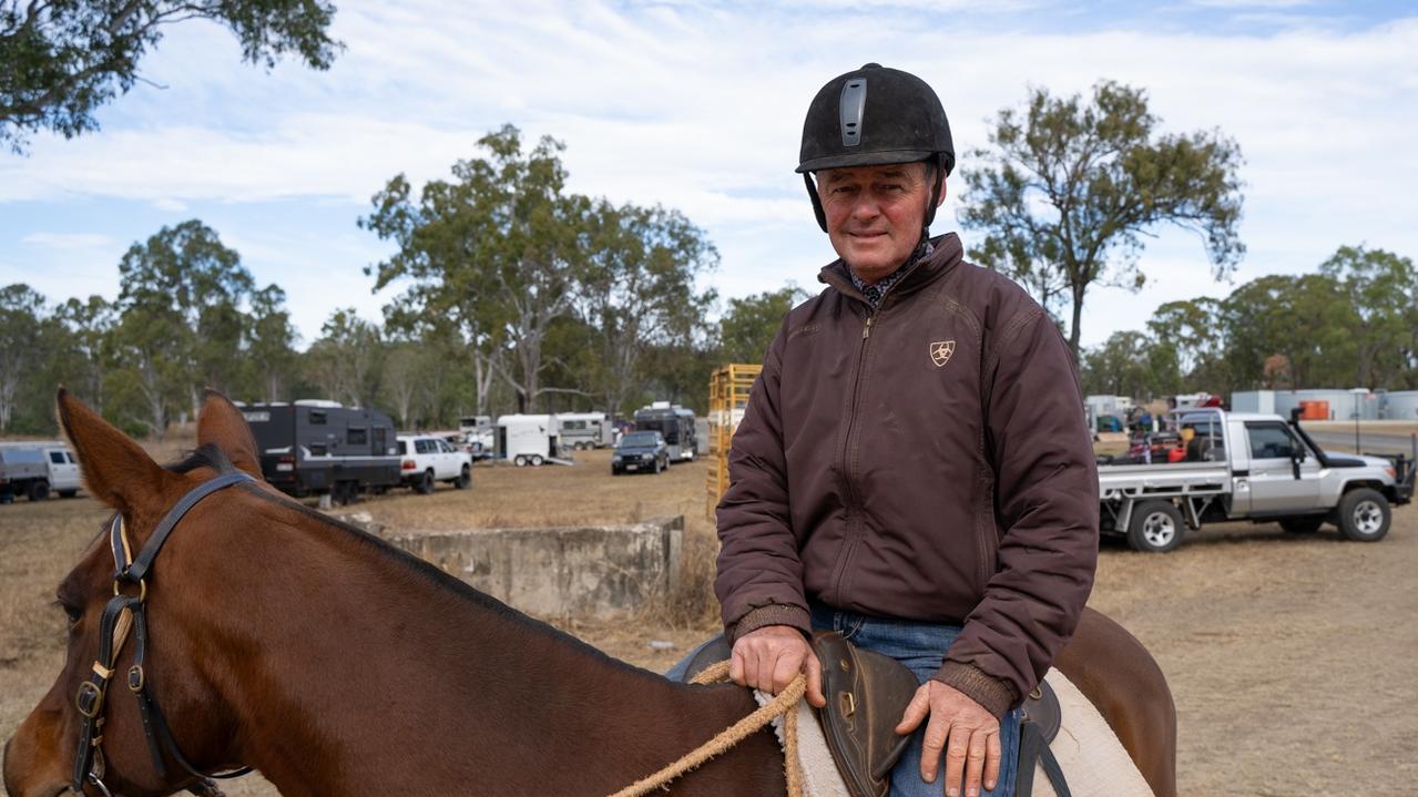 David Harsh at the Sunday horse events of the Kilkivan Great Horse Ride. Sunday, July 2, 2023. Picture: Christine Schindler