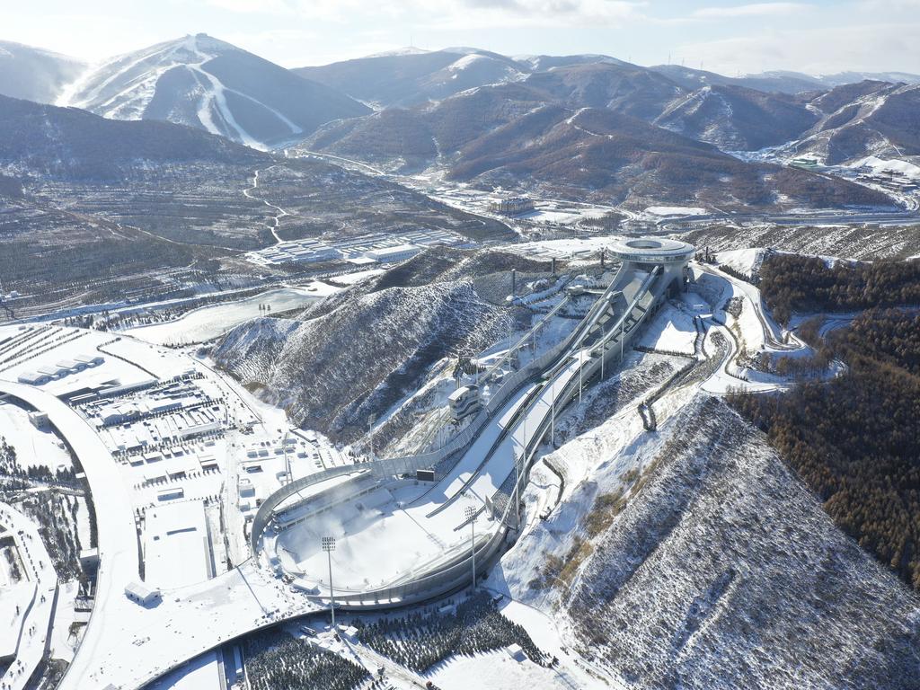 The National Ski Jumping Center, nicknamed 'Snow Ruyi'. Picture: Wu Diansen/VCG via Getty Images.