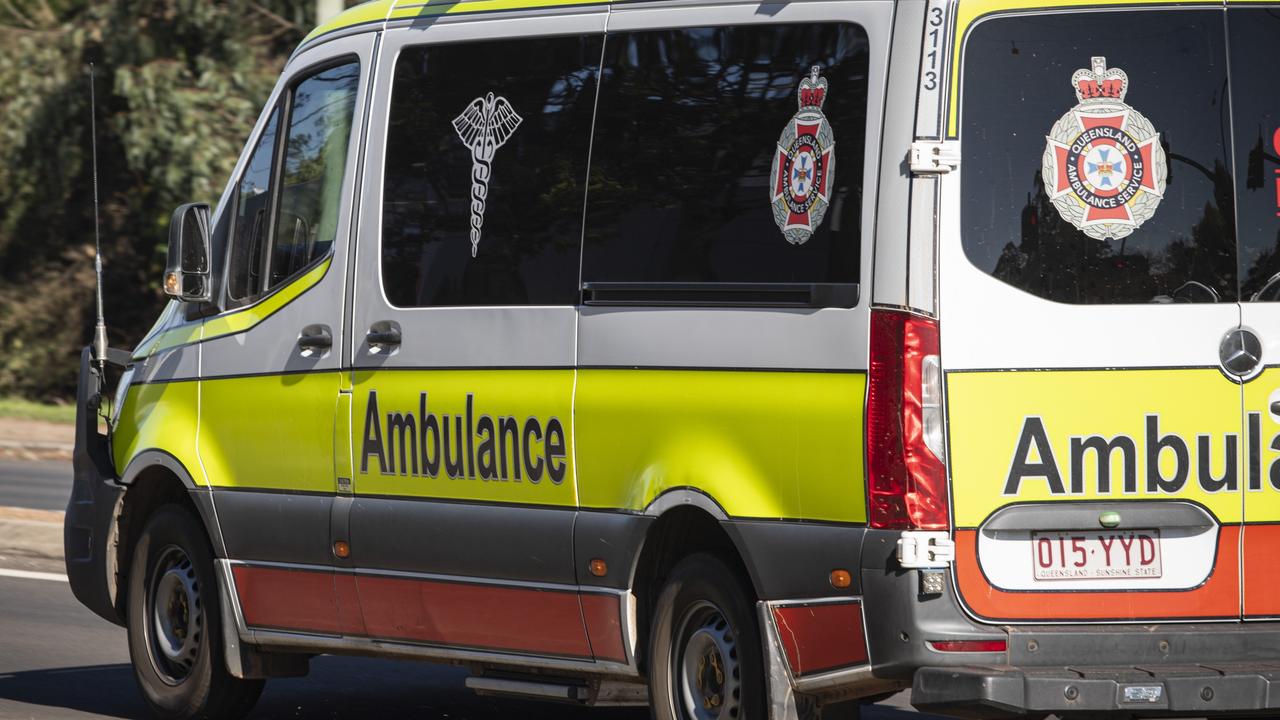 A man has been rushed to hospital after an incident left him trapped under a car at Nundah. File picture