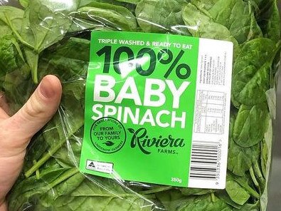 Spinach products from Costco are affected by the warning.