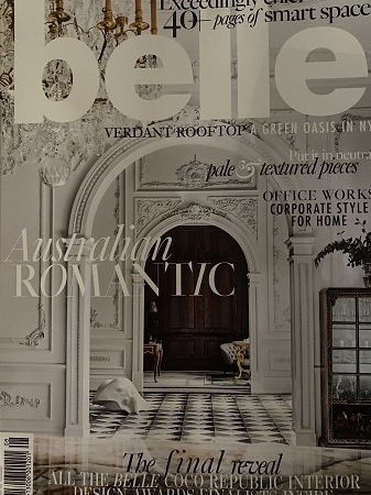 The Toorak mansion features on the cover of Belle magazine’s September cover. Supplied: Belle