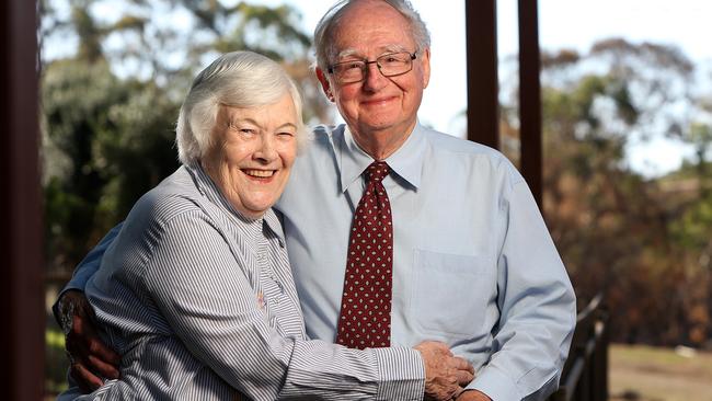 Professor Malcolm Haskard with wife Georgina