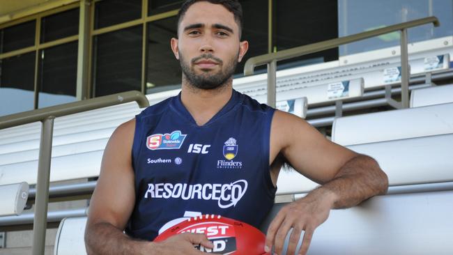 South Adelaide’s prized recruit Malcolm Karpany. Picture: Supplied