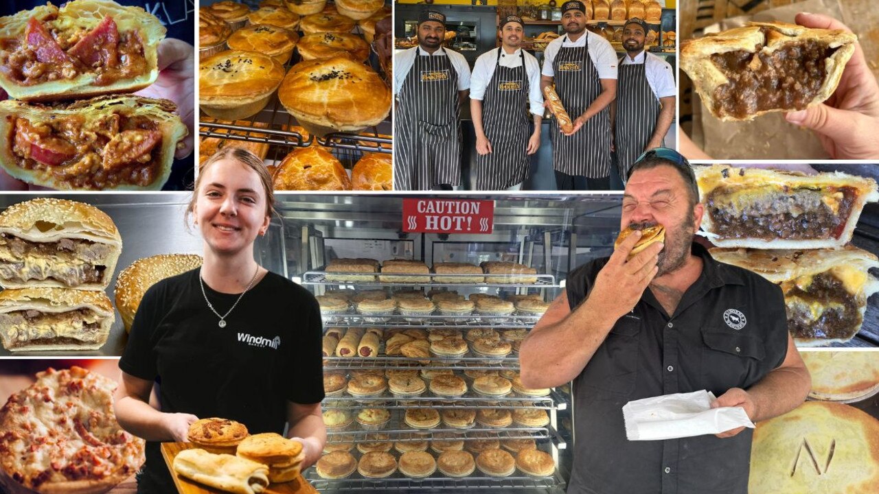 Whether it’s the beloved mince pie with tomato sauce, chunky beef, cheese and bacon, or chicken and veg, we are searching for Burnett’s best go-to spot for grab a meat pie, with 15 businesses in the running.