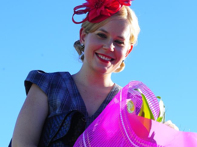 Anna Jensen won the Classic design for the Dunk Island fashion competition during 2009 Ladies Day at Cluden Race Track in Townsville.