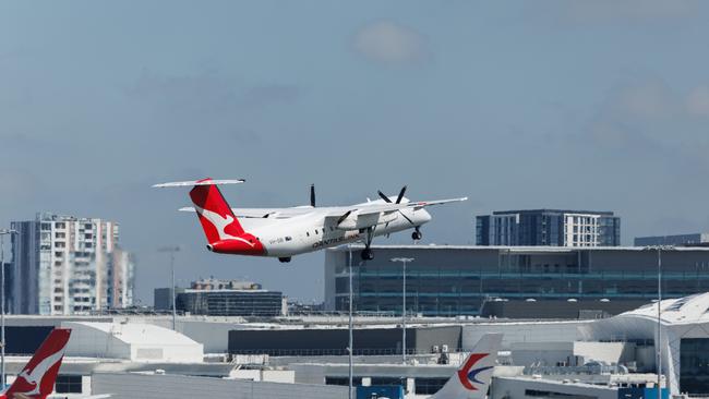 Thousands of people travelling by plane over the Easter school holiday break could be affected by industrial action as firefighters push for better working conditions. Picture: NCA NewsWire / David Swift