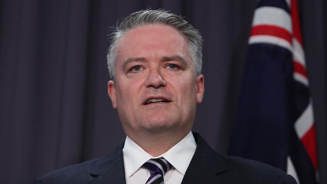 Finance Minister Mathias Cormann resisted moves for a government-run superannuation fund. Picture: Kym Smith