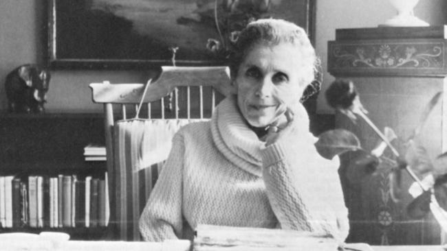 The late Karen Blixen at her Rungstedlund home.