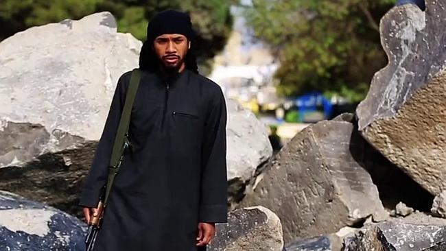 Former Melburnian Neil Prakash in the latest Islamic State propaganda video.